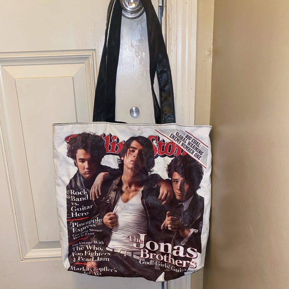 Jonas Brothers Rolling Stone Canvas Bag
